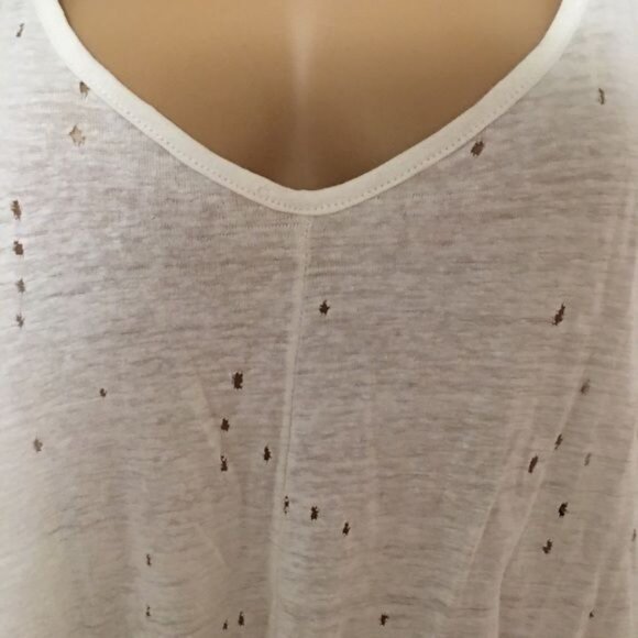 Olivaceous -- Cold Shoulder Linen Blend Top or Coverup - Picture 5 of 16